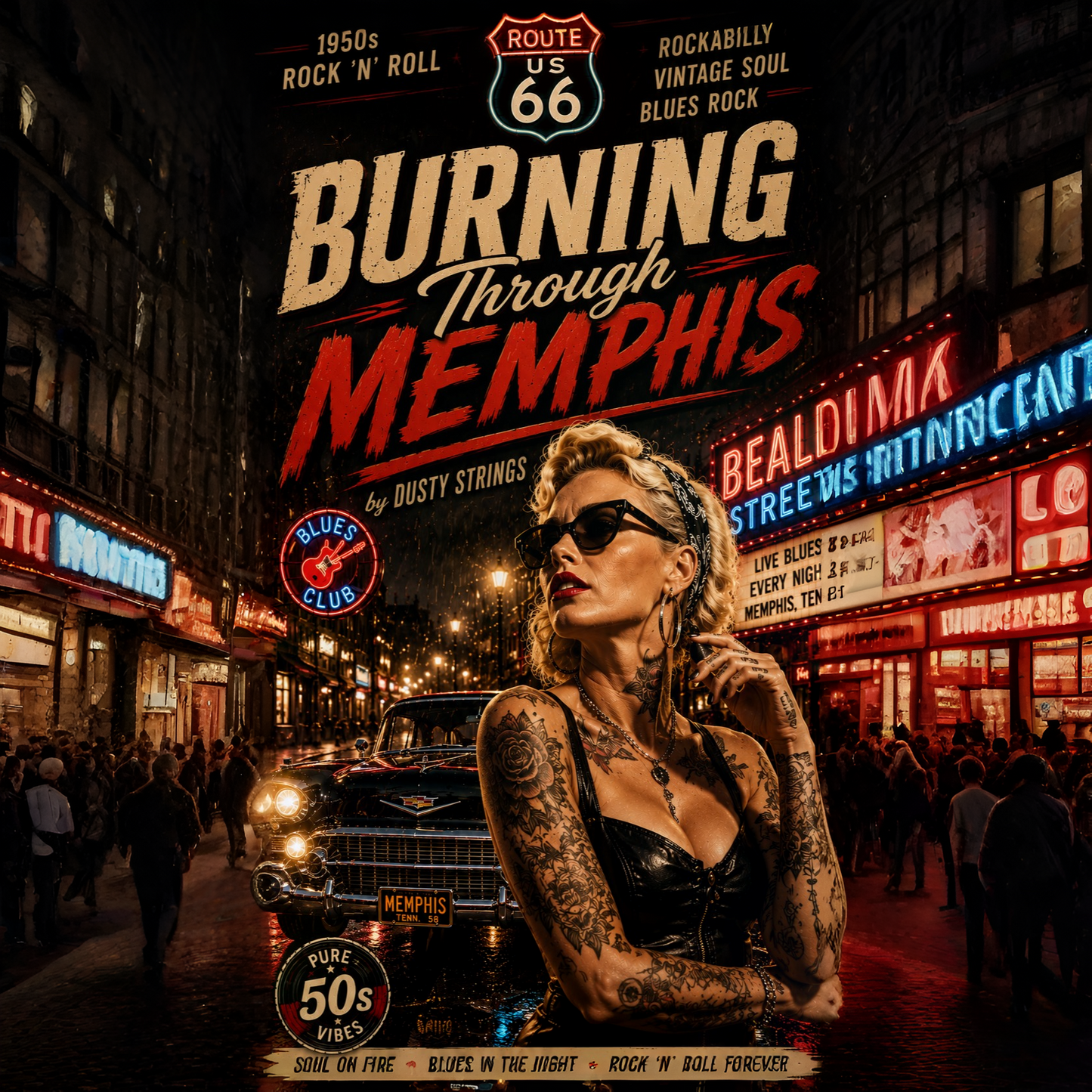 Burning Through Memphis by Dusty Strings