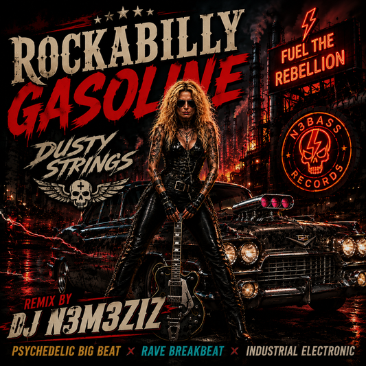 Rockabilly Gasoline (Dusty Strings)  Psychedelic Big Beat x Rave Breakbeat x Industrial Electronic