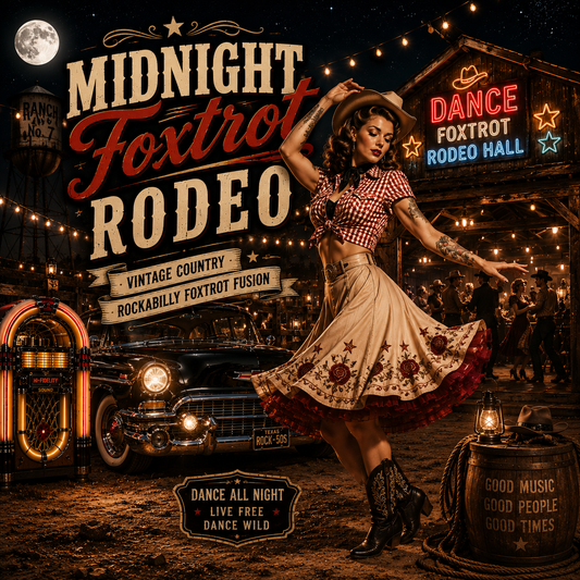 Midnight Foxtrot Rodeo — Vintage Country Rockabilly Foxtrot Fusion