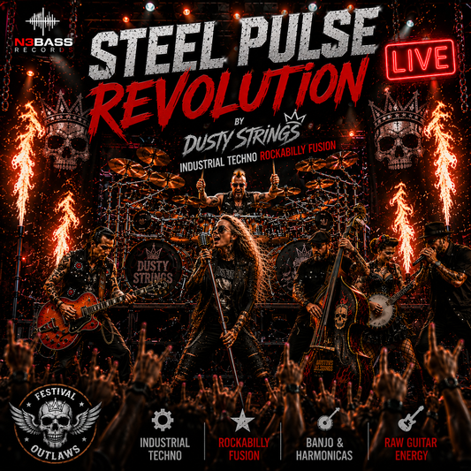 Steel Pulse Revolution (LIVE) — Dusty Strings | Industrial Techno Rockabilly Fusion