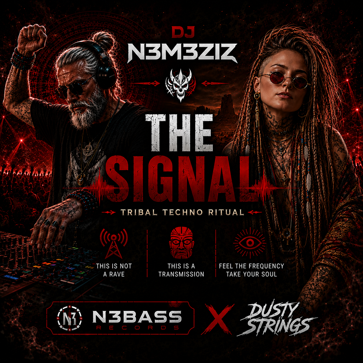 THE SIGNAL — DJ N3M3ZIZ x Dusty Strings | Tribal Techno Ritual
