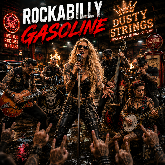 Rockabilly Gasoline — Dusty Strings | Rockabilly Techno Outlaw Fusion