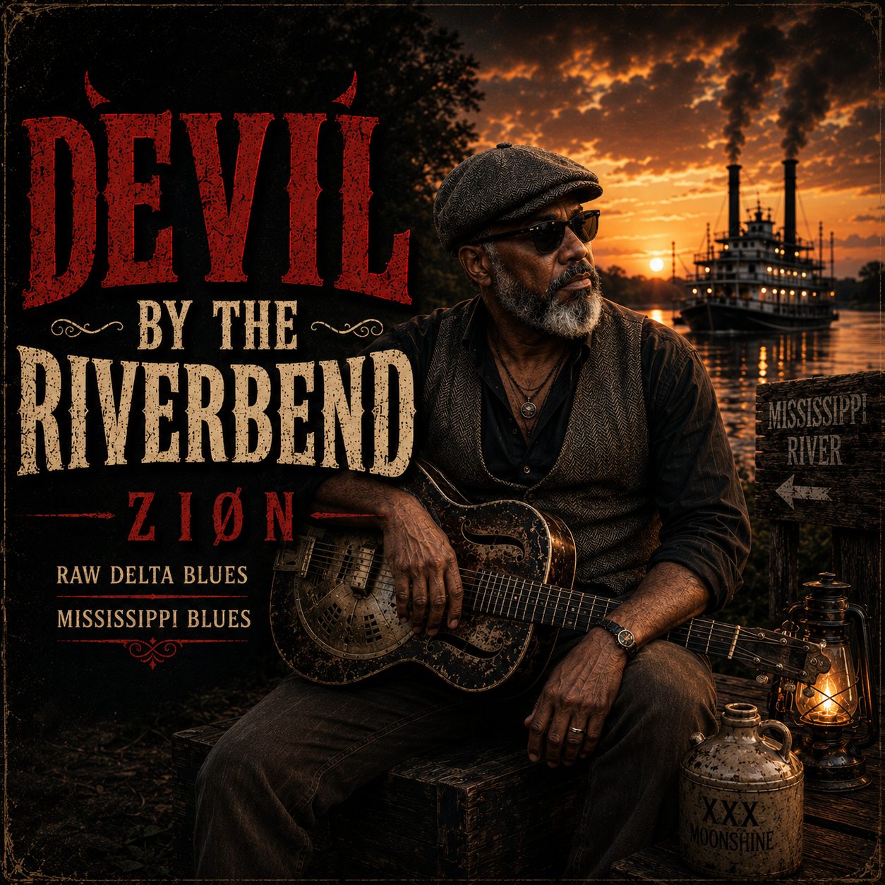 Devil By The Riverbend — Ziøn | Raw Delta Blues & Mississippi Blues