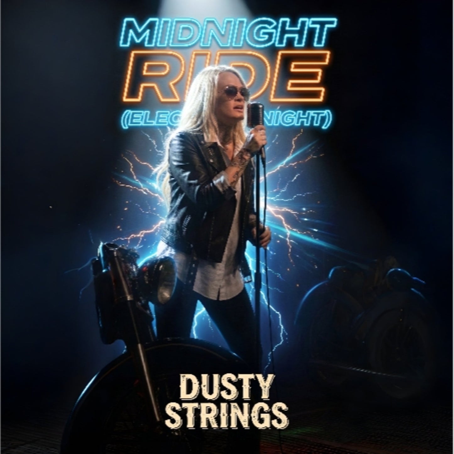 Midnight Ride (Electric Night) by Dusty Strings  - Fusion of Rockabilly and Industrial Techno