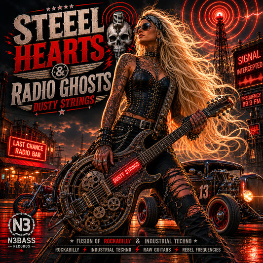 Steel Hearts & Radio Ghosts 🔥 Dusty Strings | Rockabilly Industrial Techno