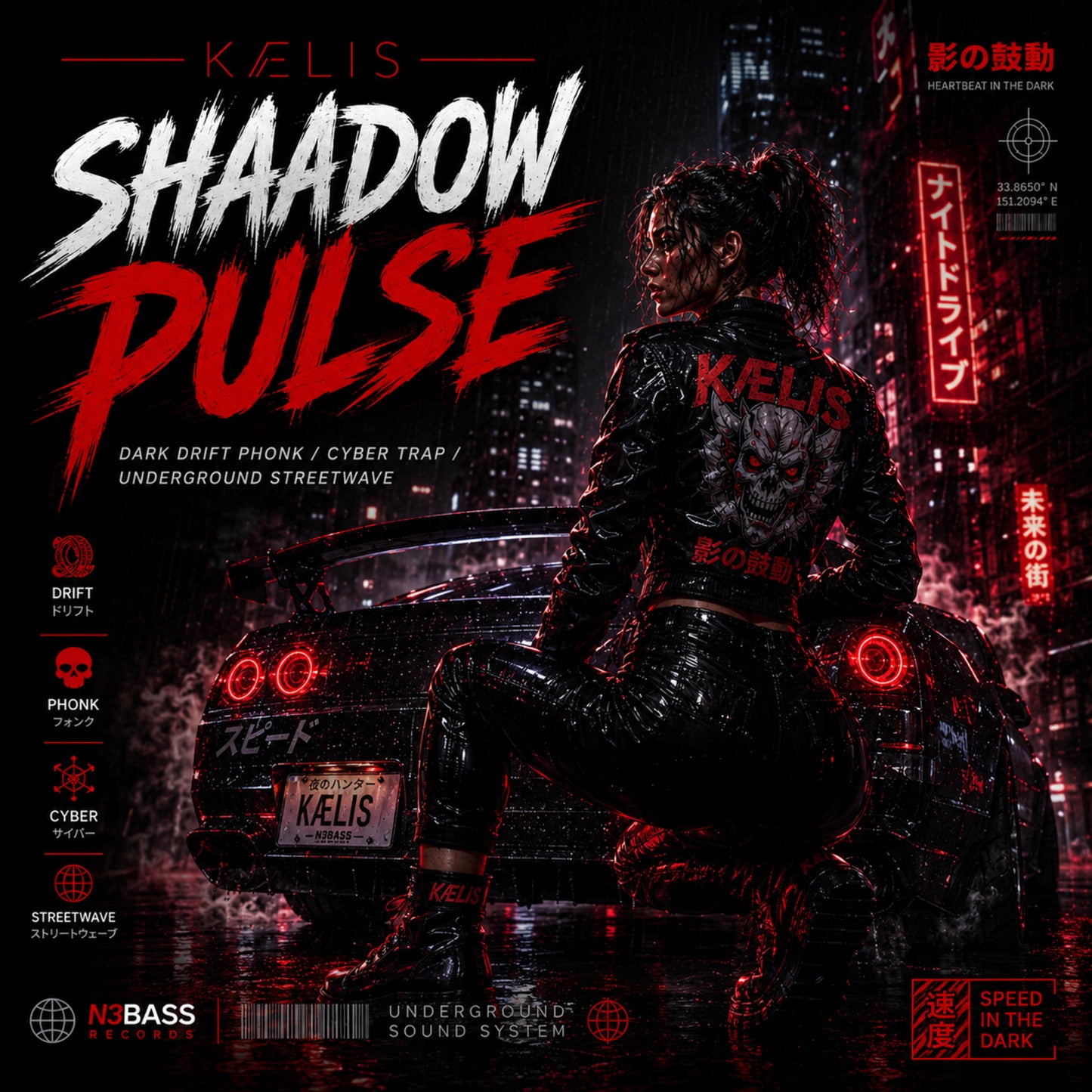 KÆLIS – Shadow Pulse ⚫ | Dark Drift Phonk x Cyber Trap x Underground Streetwave
