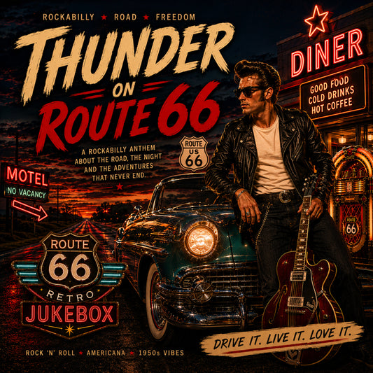 Thunder On Route 66 — Rockabilly Road Anthem | Vintage Rock ’n’ Roll