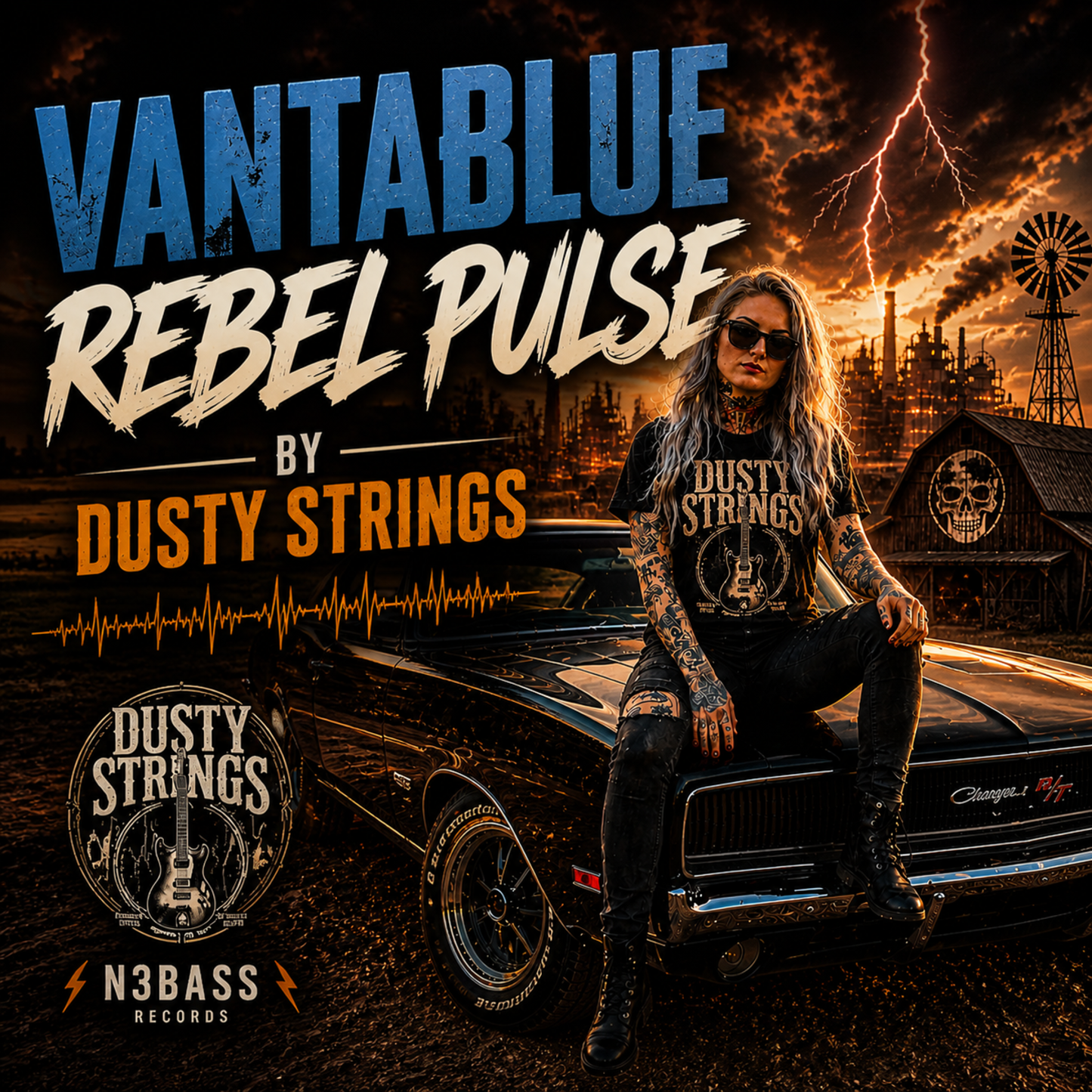 Vantablue Rebel Pulse: Dusty Strings' Rockabilly Industrial Techno